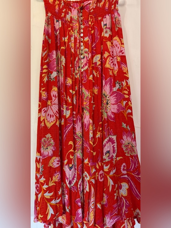 Rachel Zoe Dresses & Skirts - Rachel Zoe Red Floral Maxi Skirt